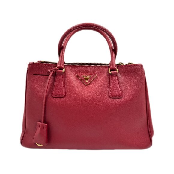 Saffiano Galleria Double Zip Tote in Fuoco - Picture 1 of 8